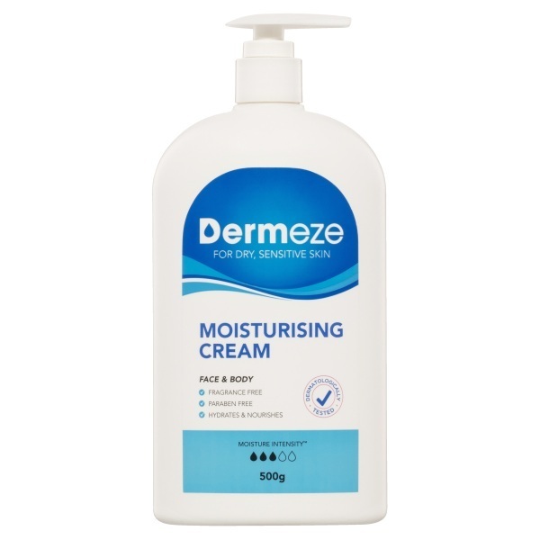Dermeze Moisturising Cream 500g Bottle