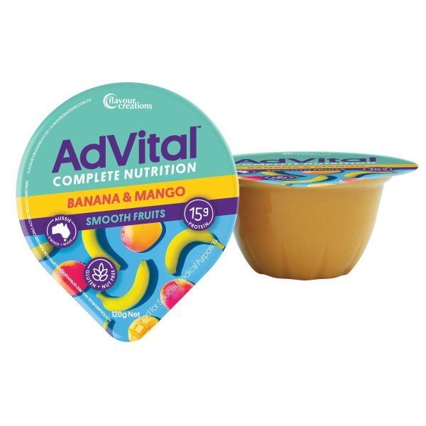 AdVital Nutritionally Complete Smooth Fruits Banana and Mango