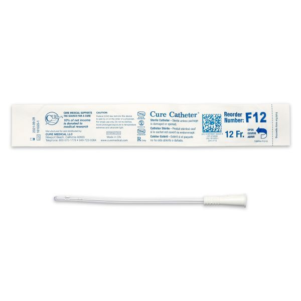 Cure Catheter Uncoated Female FG12