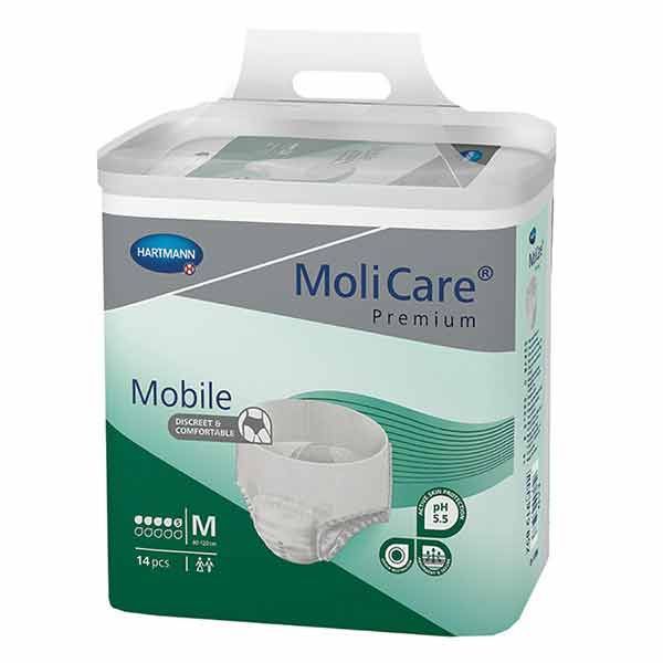 MoliCare Premium Mobile 5 Drops Medium 80-120cm Pack 14 1017mL