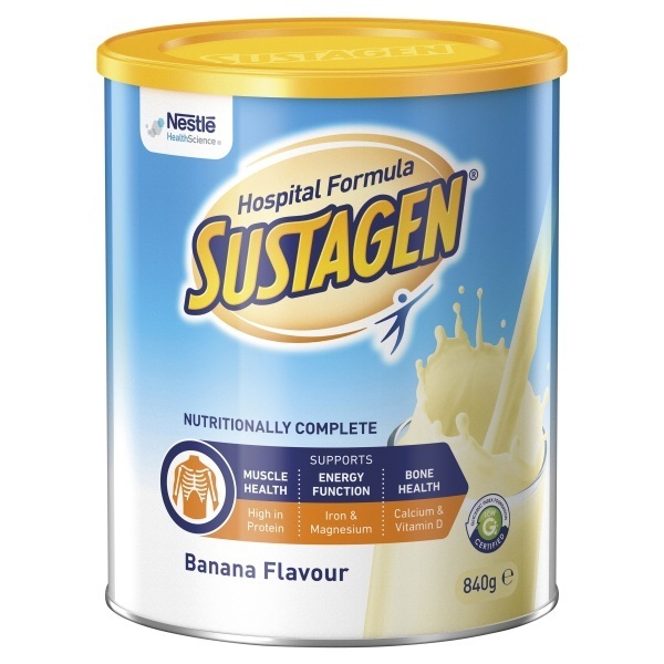 Sustagen Powder Hospital Formula Banana 840g Can