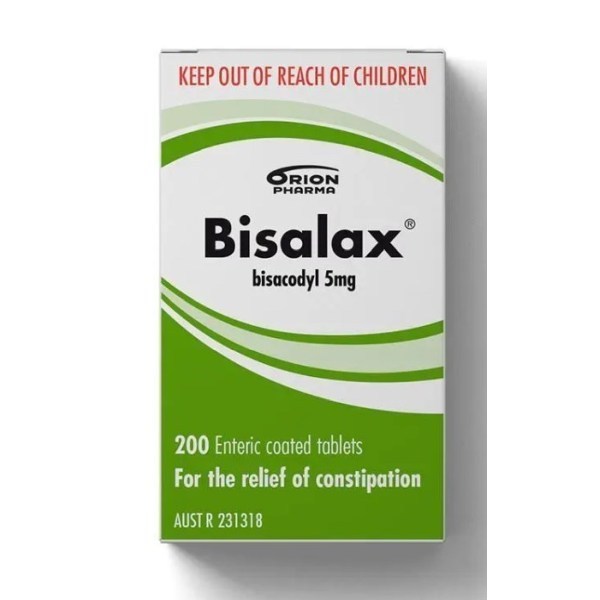 Bisalax Tablets 5mg Bottle 200
