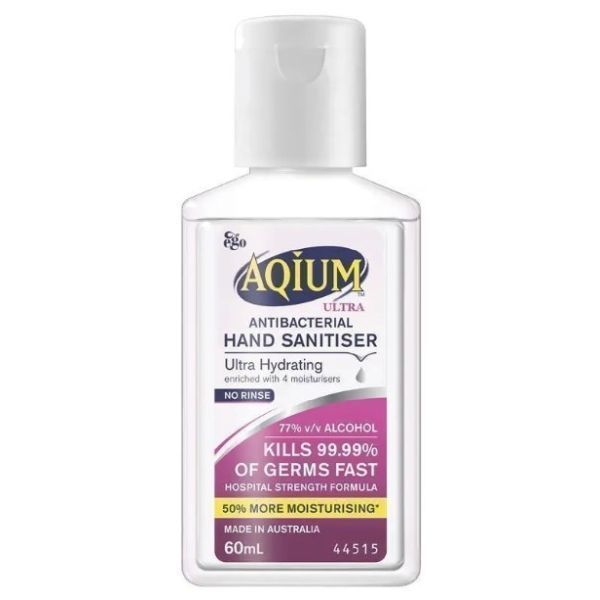 Aqium Ultra Antibacterial Hand Sanitiser 60ml