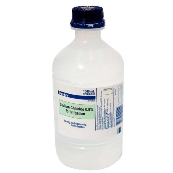 Sodium Chloride 0.9% Irrigation Bottle 1000ml