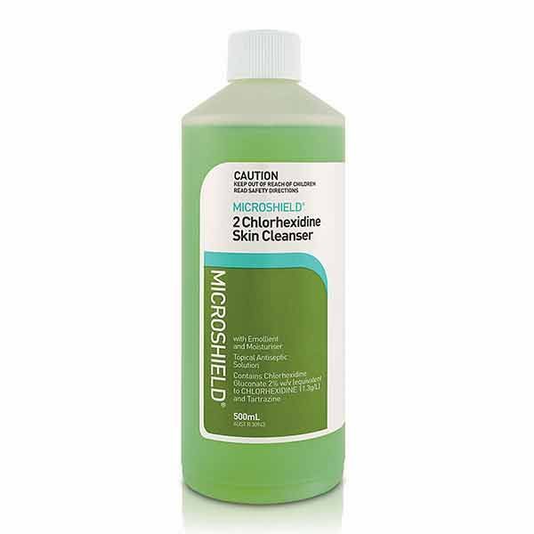 Microshield 2 Skin Cleaner 500ml 2% Chlorhexidine