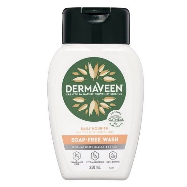 DermaVeen Daily Nourish Soap Free Wash 250ml