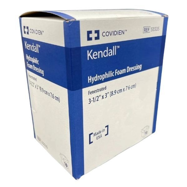 Copa Foam Dressing Fenestrated 8.9cmx7.6cm Box 10