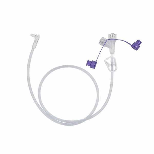 Mic-Key ENFit 12 Set Secure Lok Right Angle Con 2 Y-Port And Clamp