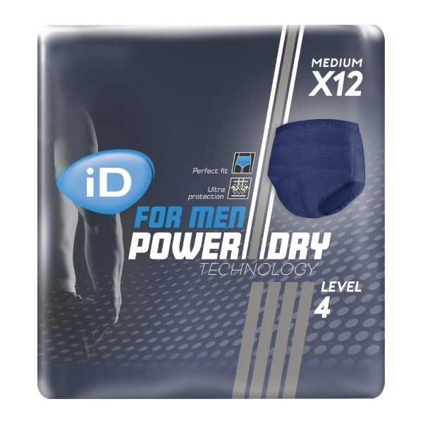 iD For Men Level 4 80-120cm 990ml Medium Pk12