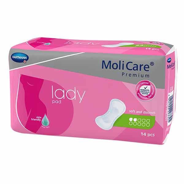 MoliCare Premium Lady Pads 2 drops 331ml Pk14
