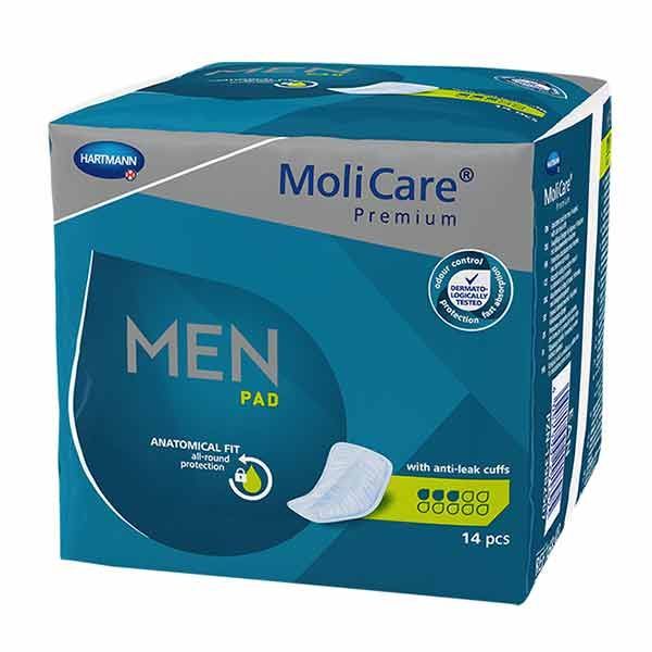 MoliCare Premium Men Pads 3 Drops 406ml Pk14