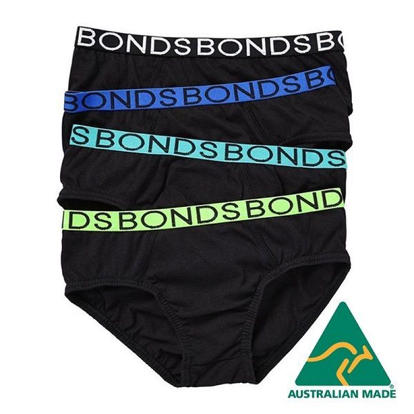 MiNappi +Bonds Boys Hipster   Size 12-14  400ml  Black