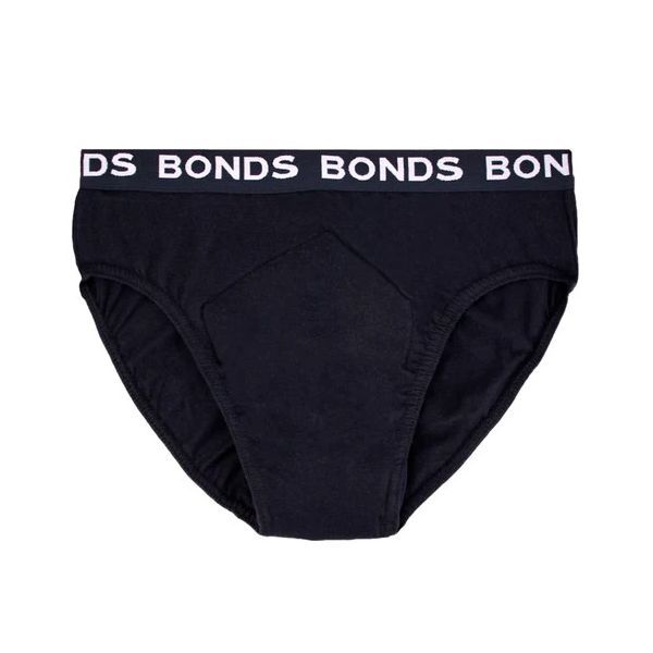 MiNappi + Bonds Mens Hipster Extra Large 300ml Black