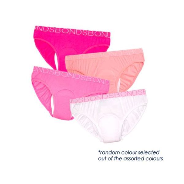 MiNappi +Bonds Girls Bikini Size 10-12  250ml  Light colour