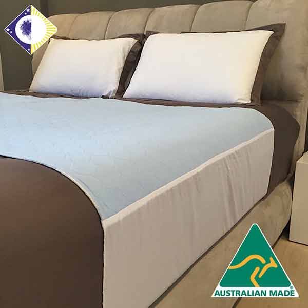 NightNDay Bed Pad With Wings Waterproof And Absorbent Double 130x90cm