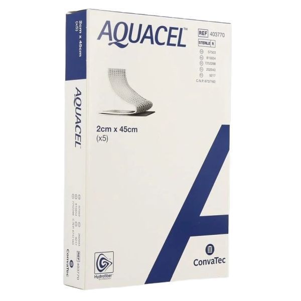 Aquacel Hydrofiber Ribbon Dressing 2cmx45cm