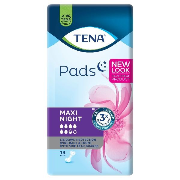 Tena Pads Maxi Night 670ml Pk14