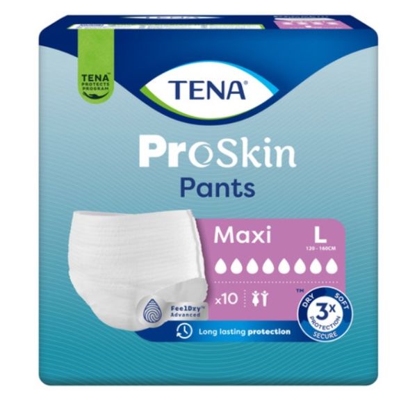 Tena Proskin II Pants Maxi Large 100-135cm 1750ml Pk10