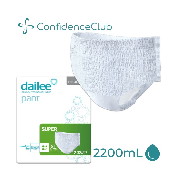 ConfidenceClub Dailee Pull Up Pants Super Extra Large 2200ml Pk15