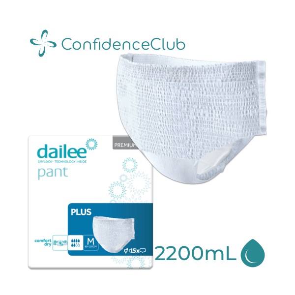 ConfidenceClub Dailee Pull up Pants Plus Medium 1700ml Pk15