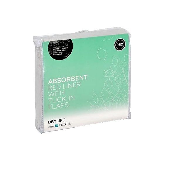 DryLife Bed Pad Beige 100x100cm With Tuckins