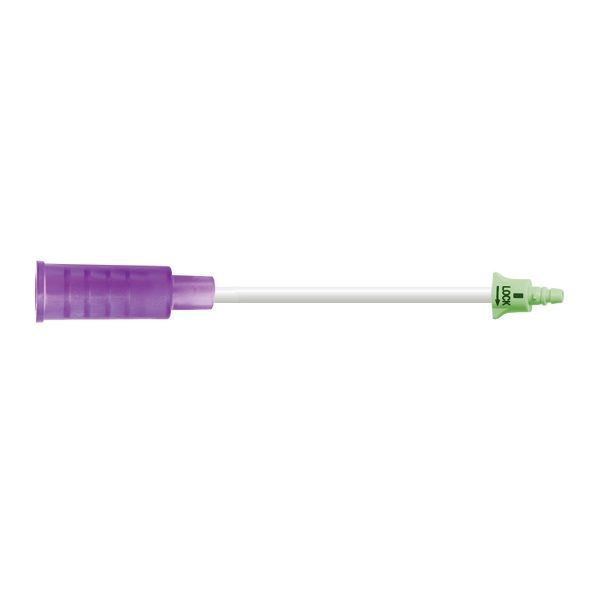 Mini One Feed Set 24  Straight Purple Bolus