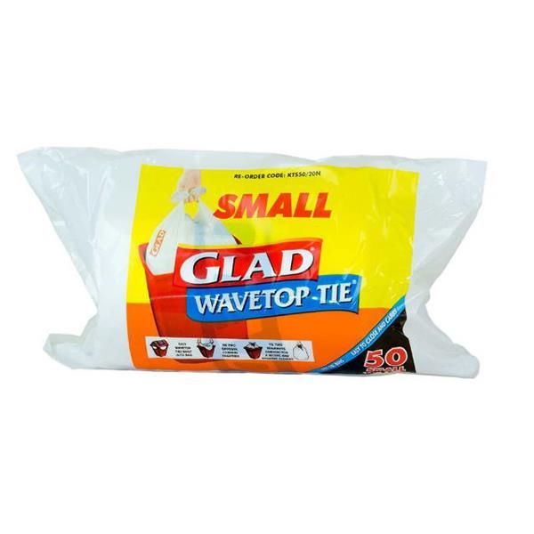 Glad Wavetop Bag 18 Litre 50 Roll For Swing Bin Liners