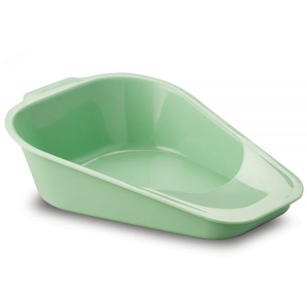 Bed Pan Green Plastic Slipper 430x300mm