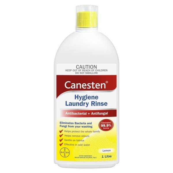 Canesten Antibacterial and Antifungal Hygiene Laundry Sanitiser Lemon 1L