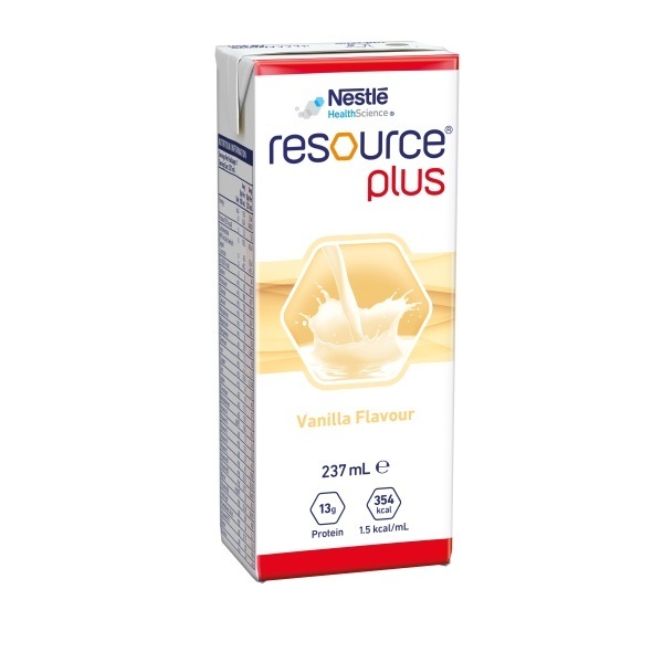 Resource Plus Vanilla 237ml Tetra