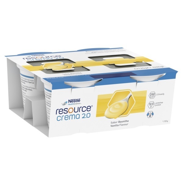 Resource Crema 2.0 Vanilla 125g Pack 4