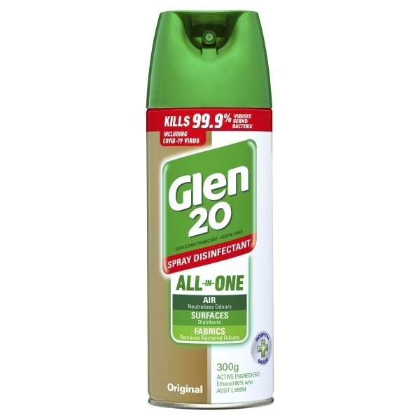 Glen 20 Air Fresh Aerosol 300g Original Scent