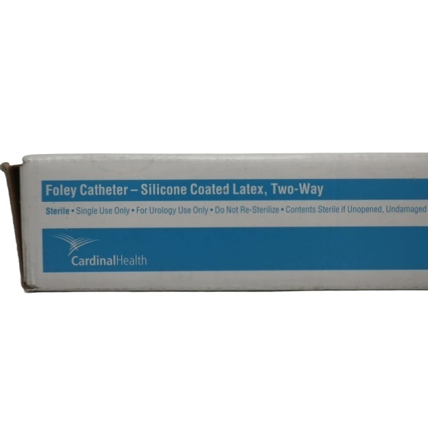Covidien Dover Coated Foley Catheter Latex 2Way 12FG 5-10ml