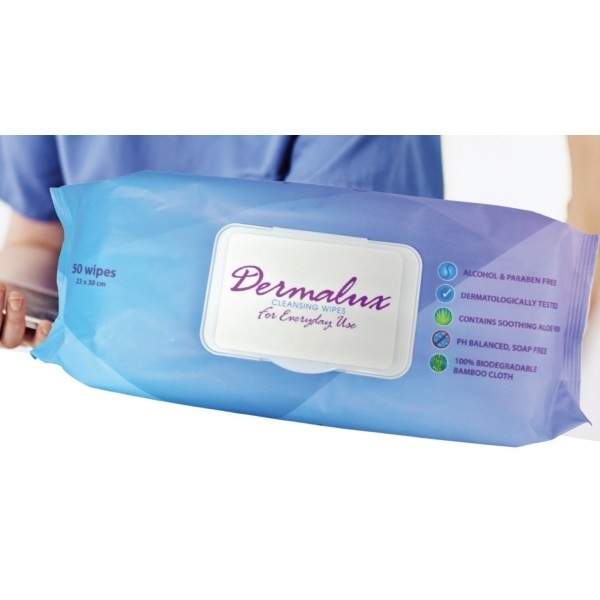 Dermalux Cleansing Wipes Pack 50
