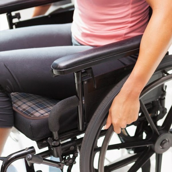 Conni Chair Pad Small Charcoal 48cm x 48cm - Image 4