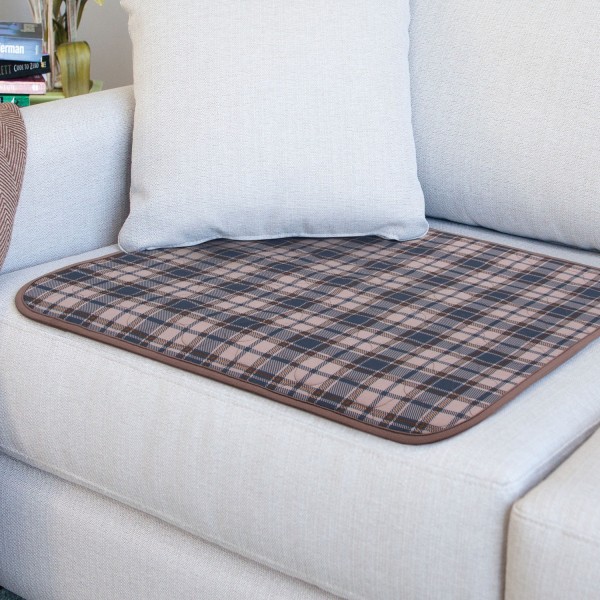 Conni Chair Pad Large Charcoal 51cm x 61cm - Image 3