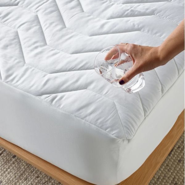 Staydry Bamboo Quilted Waterproof Mattress Protector Long Single Bed