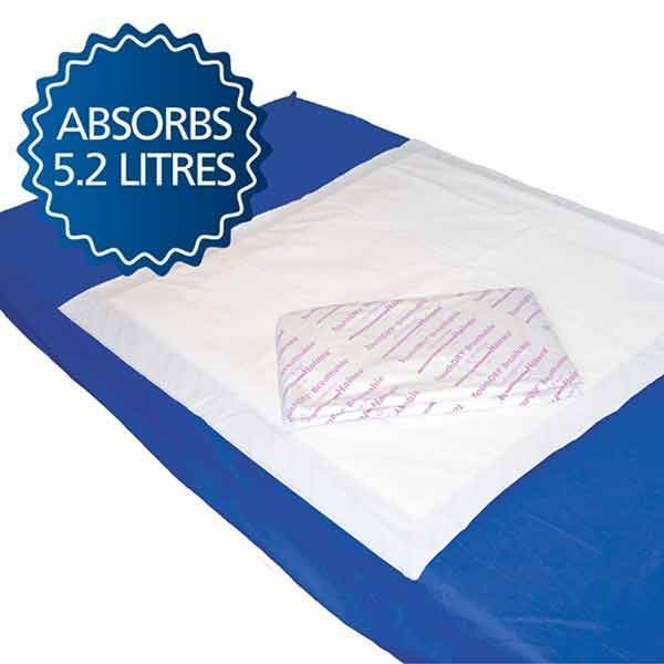 Haines TouchDry Plus Absorbent Pad 5200ml 90x90cm Pack 10