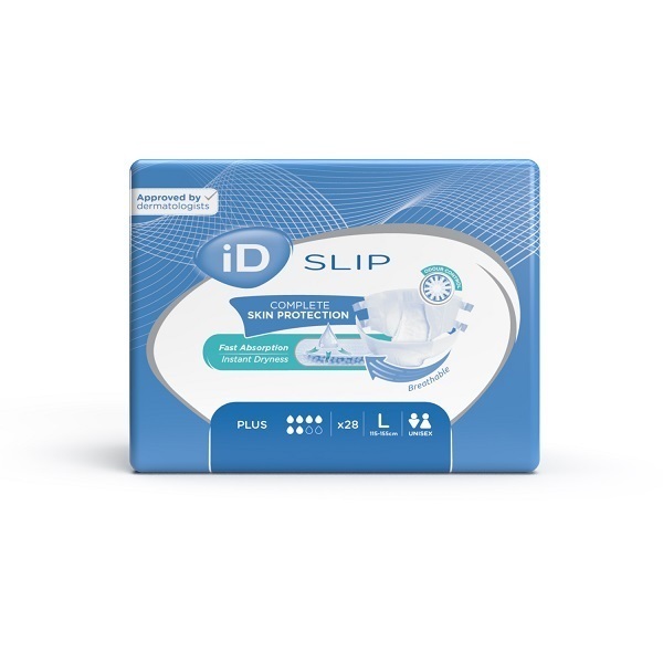 iD Slip Plus Large 115-155cm 2350ml Pk28 by iD in AllInOnes Large