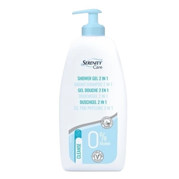Serenity Care Shower gel 2 in 1 500ml by iD in Soaps and Washes