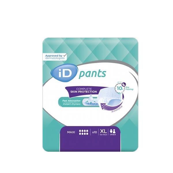 iD Pants Maxi Extra Large 130-170cm 2200ml Carton 80 by iD in Pull_Ups Extra Large