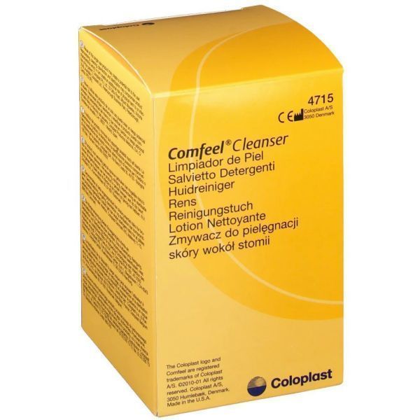 Coloplast Comfeel Skin Cleanser Wipes Box 30 by Comfeel in Cleansing Wipes