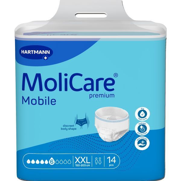 MoliCare Premium Mobile 6 Drops 2XL Pack 14 by MoliCare in Pull_Ups Extra Extra Large