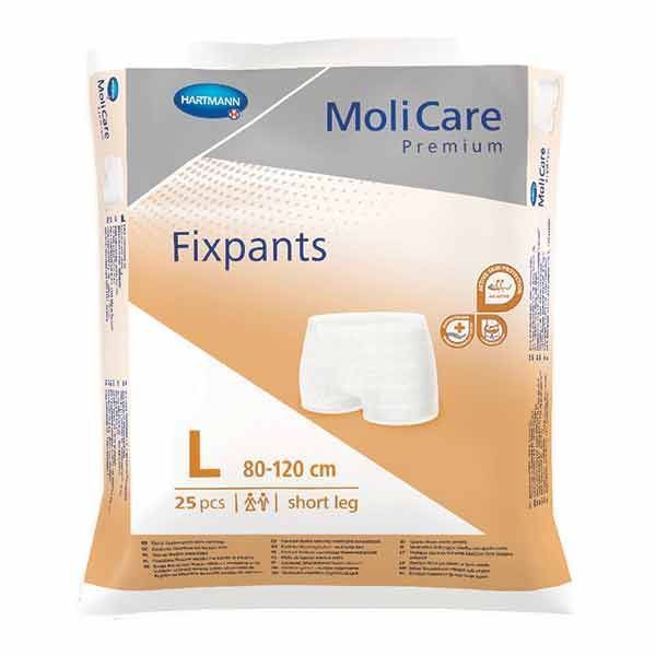 MoliCare Premium Fixpants Short Leg Large 80-120cm by MoliCare in Fixation_Pants Large