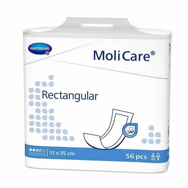 MoliCare Rectangular Pads 3.5 Drops 610ml Pk56 by MoliCare in Regular Pads
