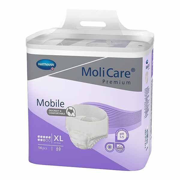 Molicare Premium Mobile 8 Drops Extra Large 2421ml Pk14 by MoliCare in Pull_Ups Extra Large