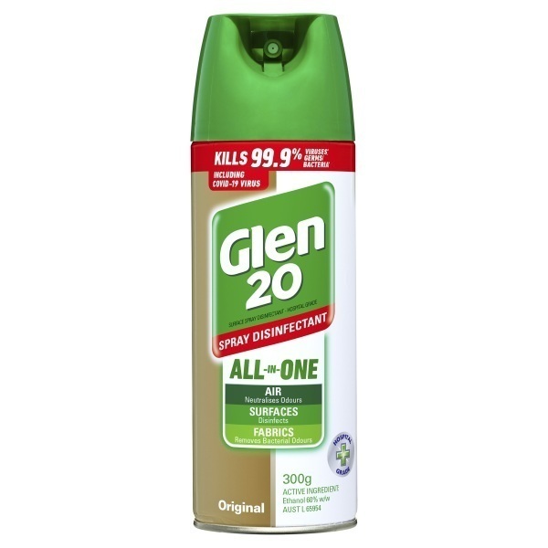 Glen 20 Air Fresh Aerosol 300g Original Scent by Glen 20 in Other Deodorisers