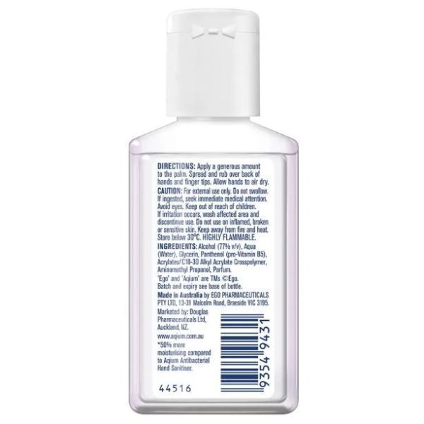 Aqium Ultra Antibacterial Hand Sanitiser 60ml - Image 2