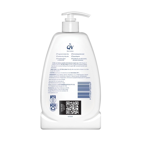 QV Skin Lotion Bottle 500ml - Image 3