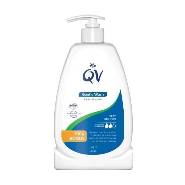 QV Gentle Wash 350ml Bottle by QV in Soaps and Washes